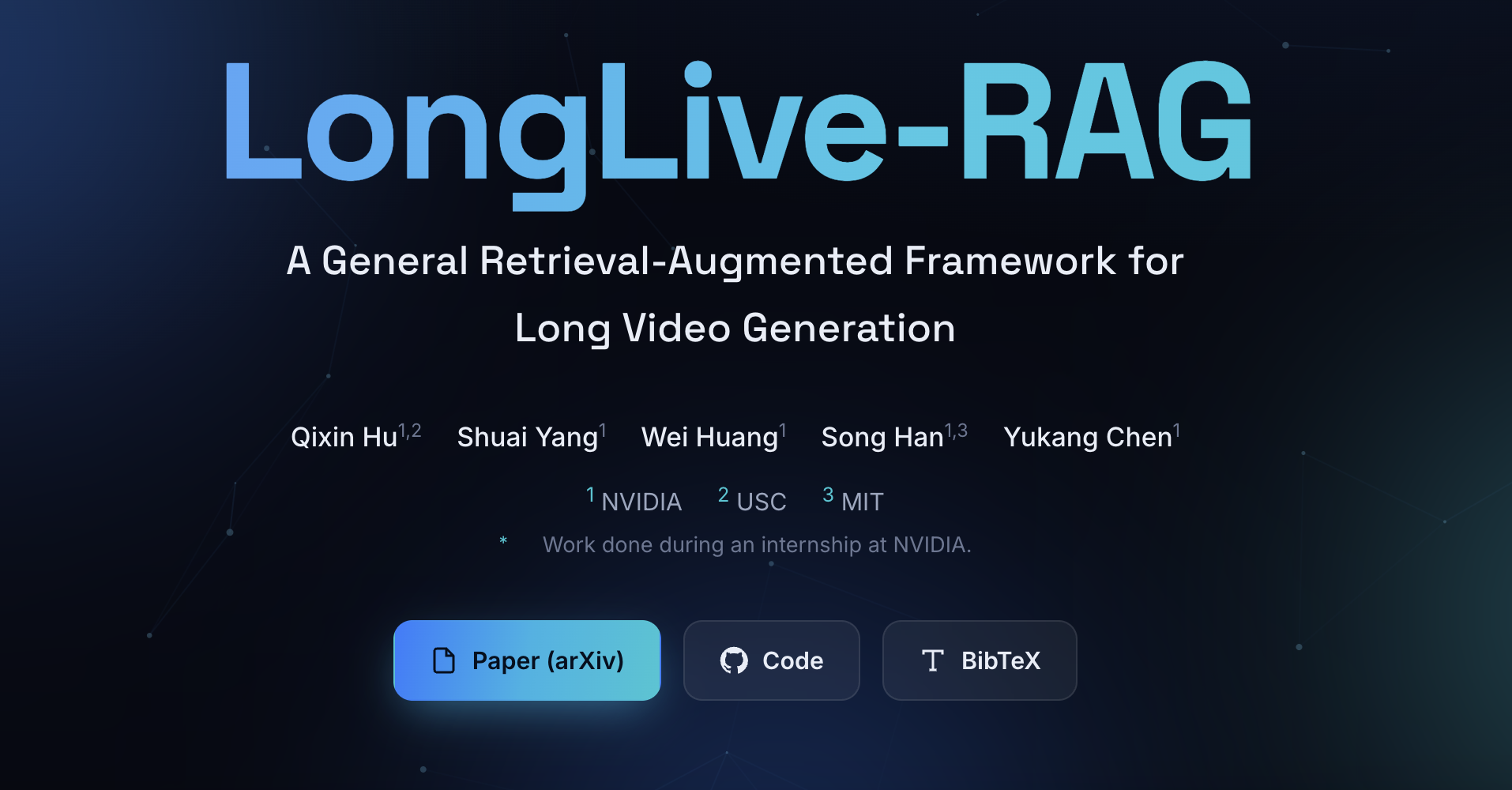 LongLive-RAG